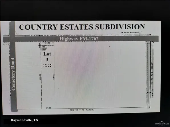 TRACT 3 Fm 1762 Hwy, Raymondville, TX 78580
