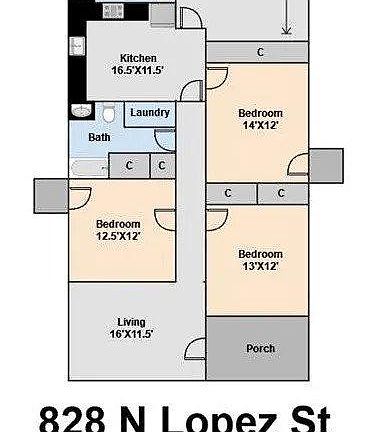 3rd image of 828 N Lopez St
