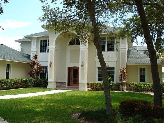 Front yard with shady live oaks