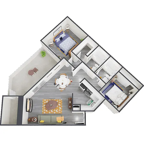 Floor plan B3