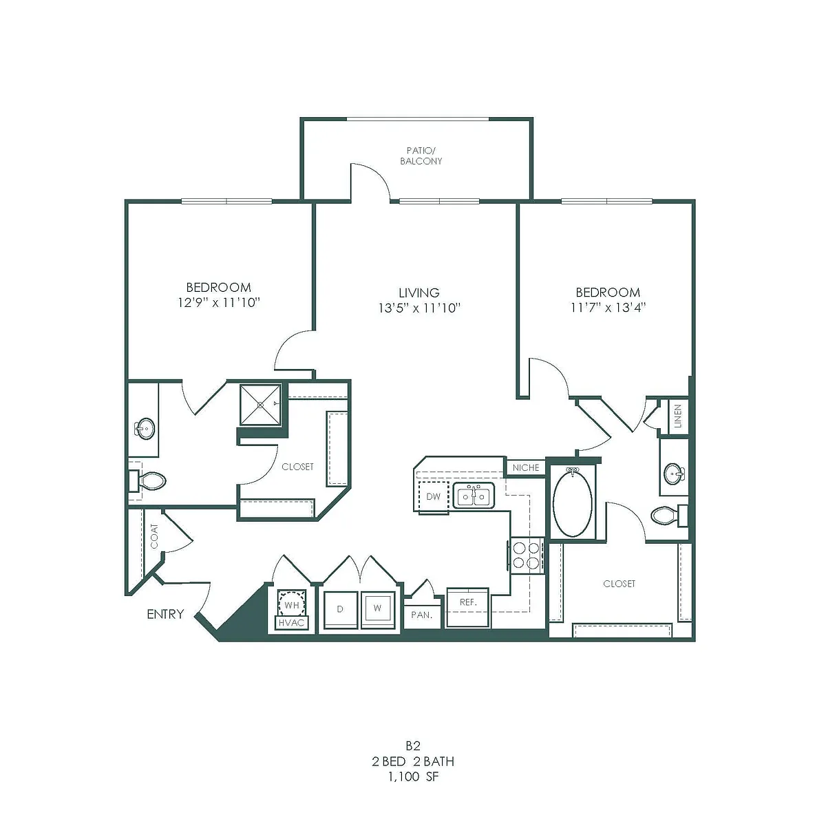 Floor plan B2