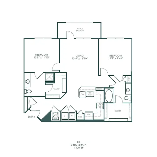 Floor plan B2
