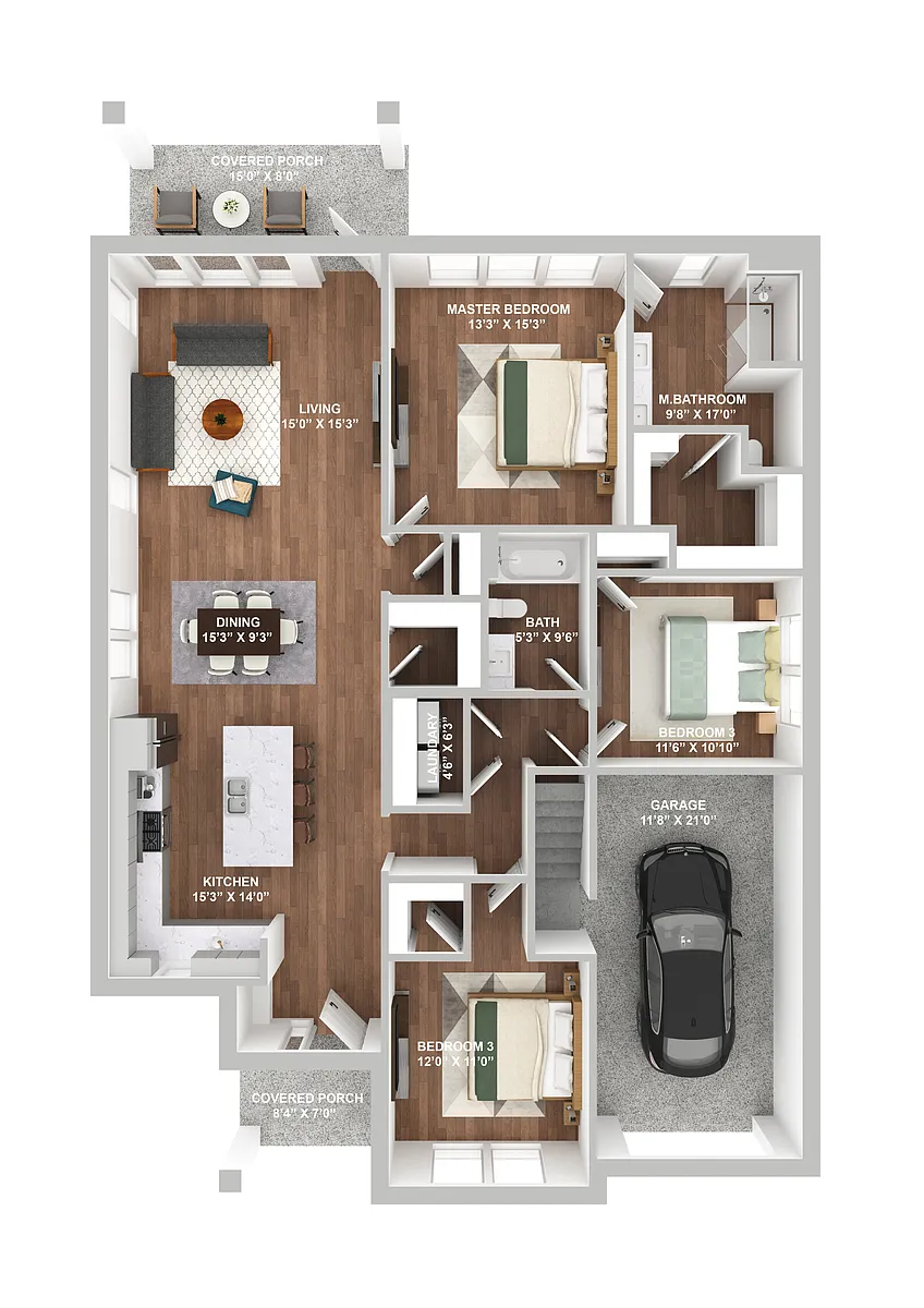 Floor plan House 1