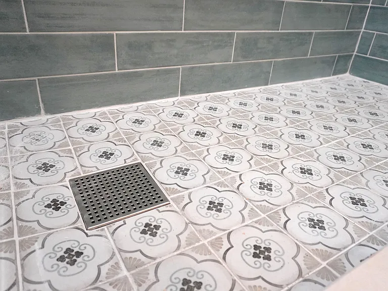 Imagine spending your mornings meeting the day in this upscale shower experience.