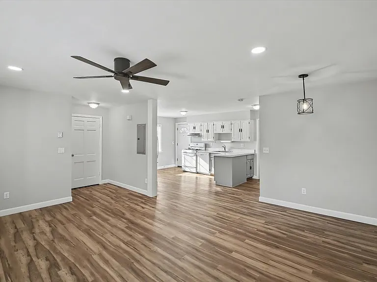 Living Rm open to Dining Area & Kitchen