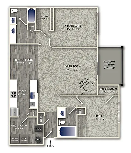 Floor plan Eisenhower