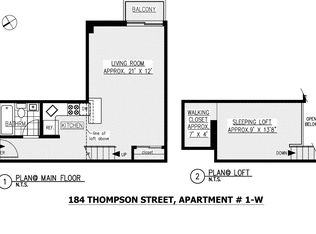 184 Thompson St APT 1W, New York, NY 10012