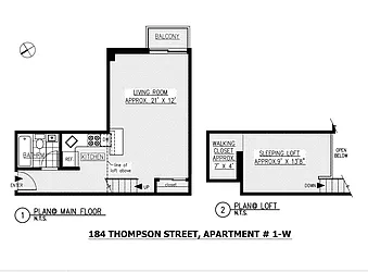 184 Thompson Street, #1W