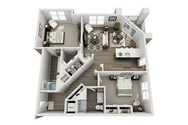 Floor plan B6