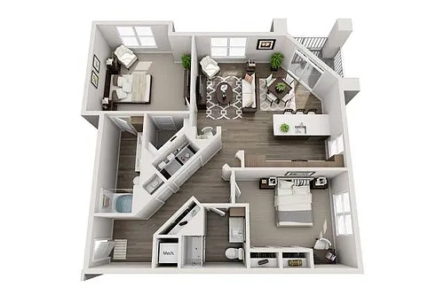 Floor plan B6