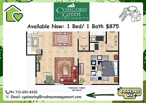 Floor plan 1 X 1