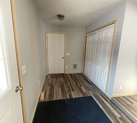 Entrance to attached garage