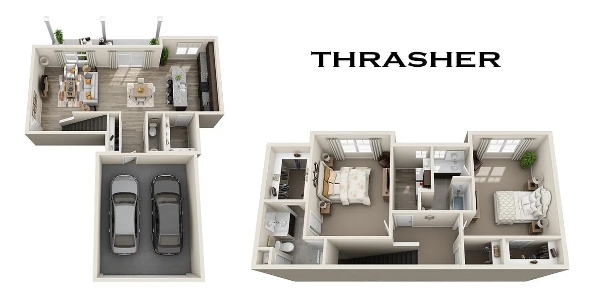 Floor plan Thrasher