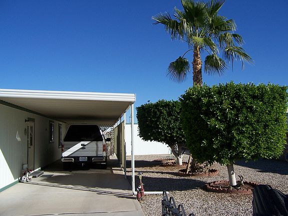 Right side of the home