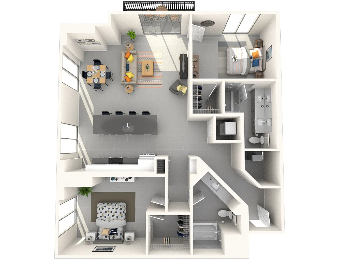 Floor plan BN3 - North Residence