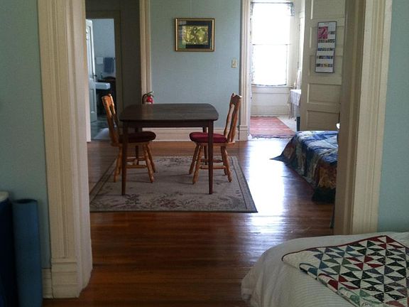 Front room into dining room