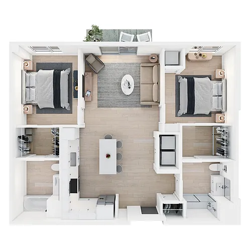 Floor plan Lodge ADA