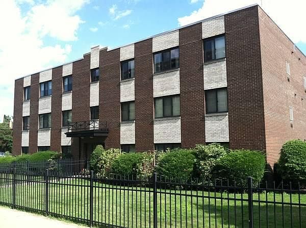 Secure entry apartment building
