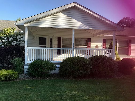 Covered front porch