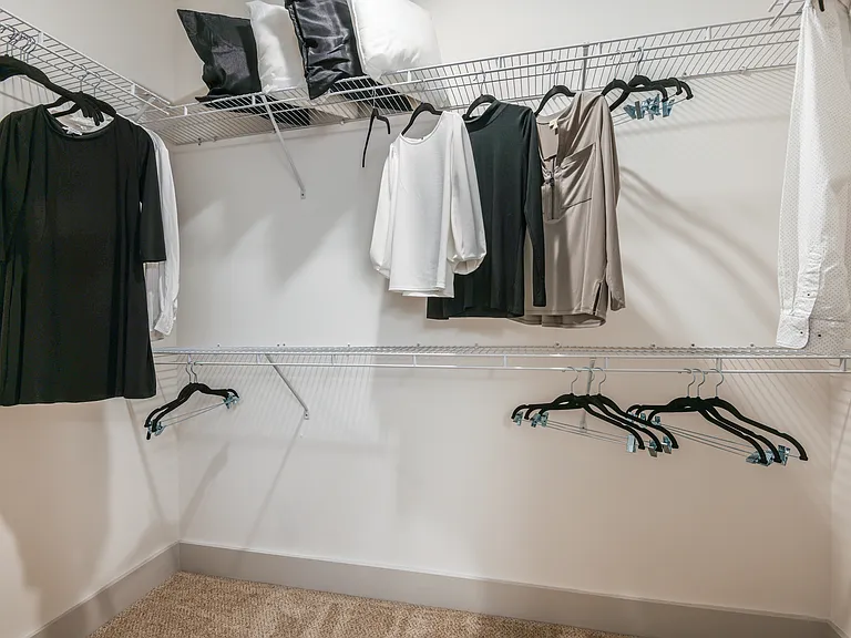 Walk-in closets built for style and function.