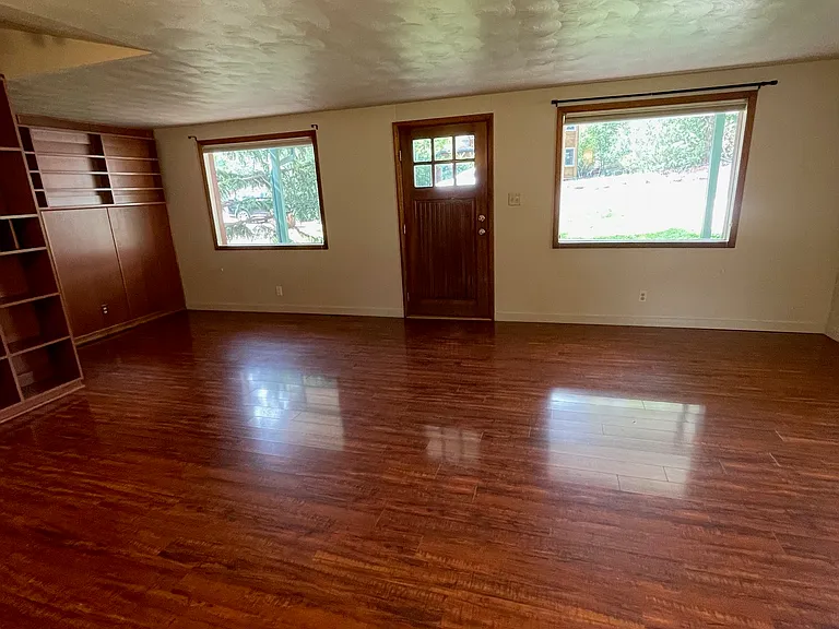 View from kitchen to living area.