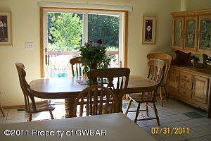 eat in area of kitchen