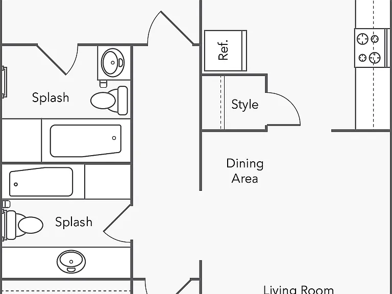 2 Bed 2 Bath 2 Bed 2 Bath