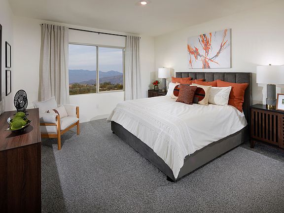 The 2380 floorplan modeled at Hanson Ridge.