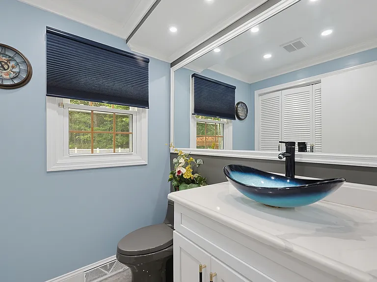 Remodeled half bathroom