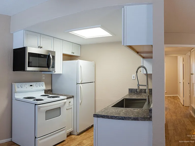 Upgraded fixtures and brand new kitchen appliances