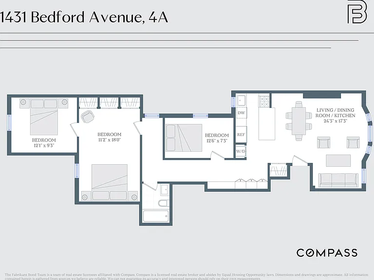 1431 Bedford Ave #4A — Photo 2