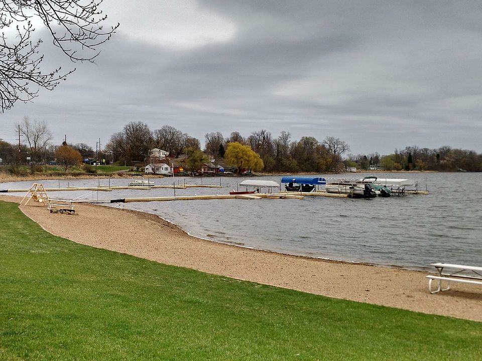 Shared Sand Beach with Docks