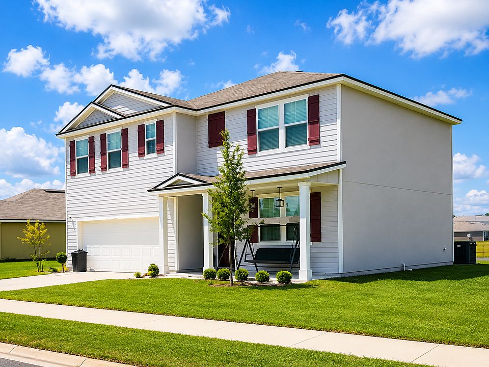 Exterior of home, outside changes have been made.