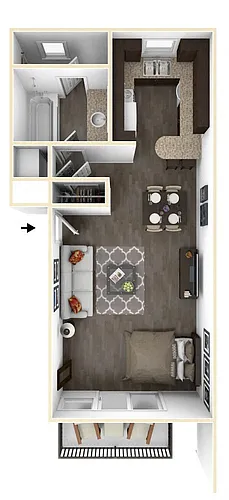 Floor plan Studio