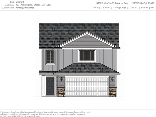 7074 Kittredge Ln NE, Albertville, MN 55301