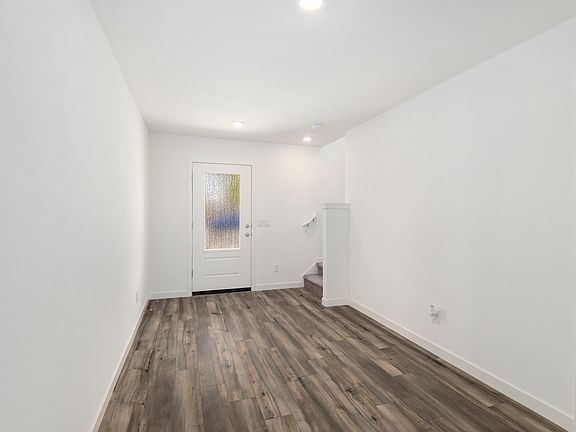 A spacious foyer welcomes you home.