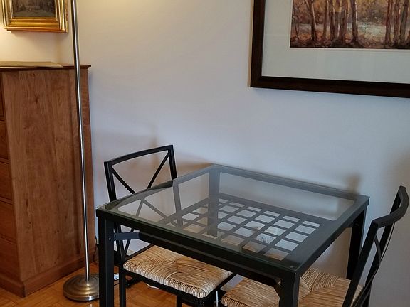 Table for two with shelf