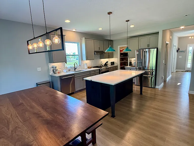 Dining area next to kitchen