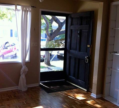 Family room front door