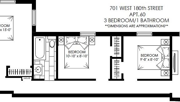 2nd image of 701 W 180th St APT 60