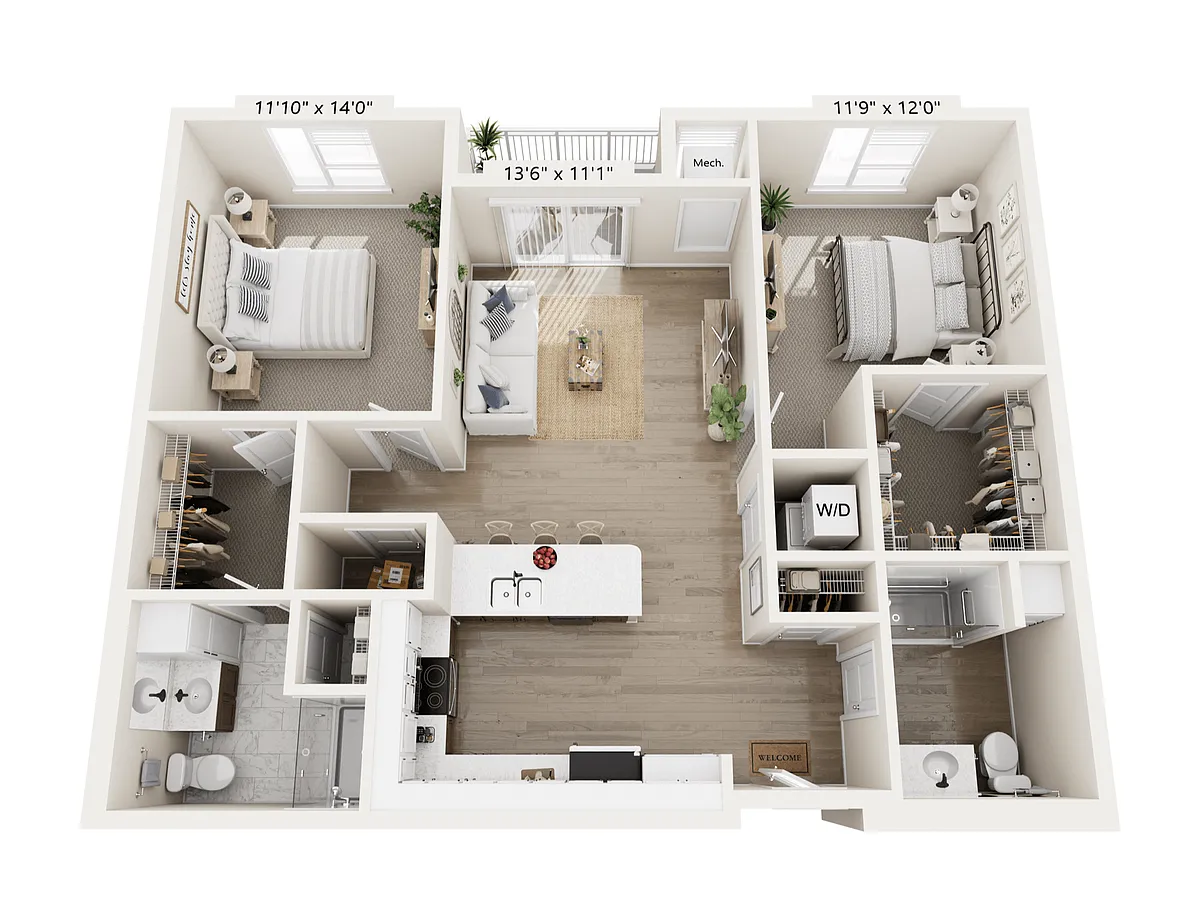 Floor plan The Modern