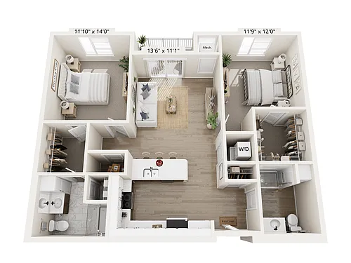 Floor plan The Modern
