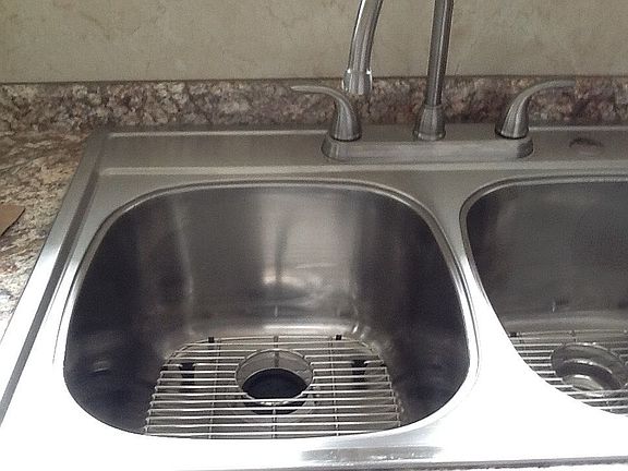 Deluxe stainless sink