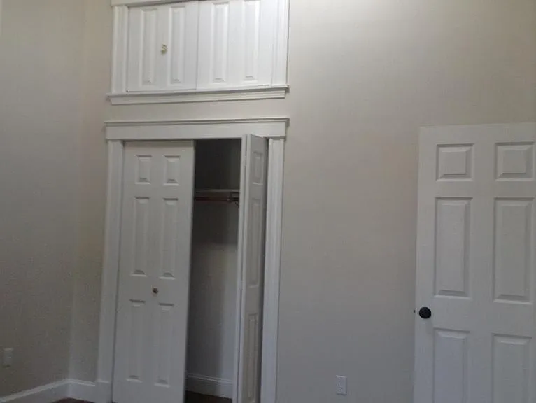 2nd bedroom closet area. Extra storage above. (unfurnished)