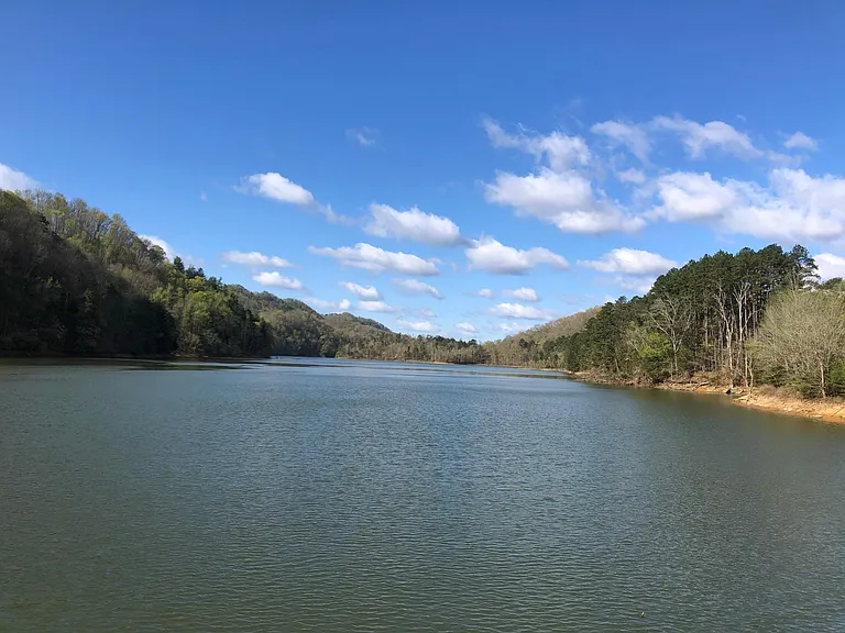 Norris Lake on the other side of 25 E