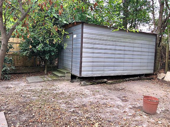 Storage in backyard 