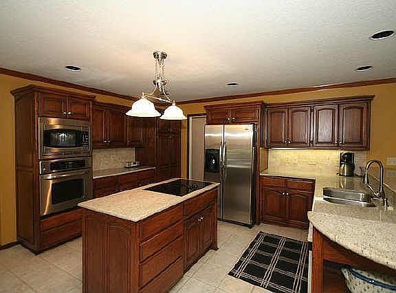 Updated kitchen with Beautiful Granite and Large Center Island