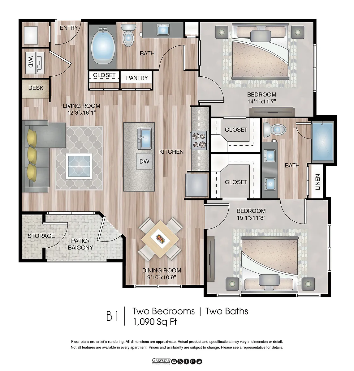 Floor plan B1