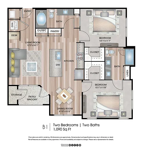 Floor plan B1