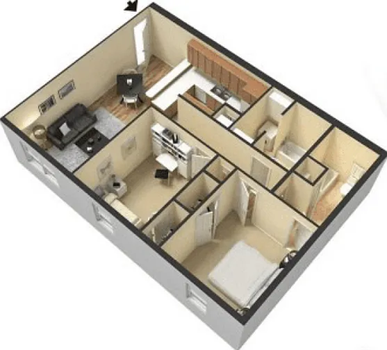 2 bedroom 2 bedroom